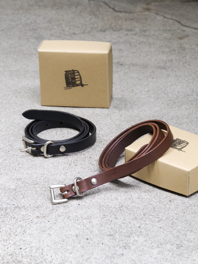 YOKO SAKAMOTO リングベルト　ブラウン レザー YOKO SAKAMOTO リングベルト ブラウン レザー YOKO SAKAMOTO