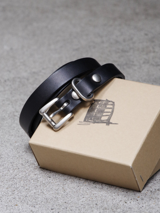 YOKO SAKAMOTO "STANDARD BELT SLIM" - BLACK