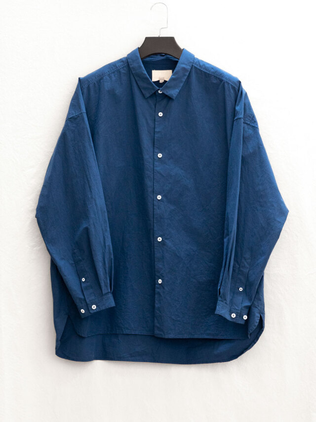 YOKOSAKAMOTO ヨーコサカモト シャツ ブルー 2023SS】 YOKO SAKAMOTO (ヨーコサカモト) 