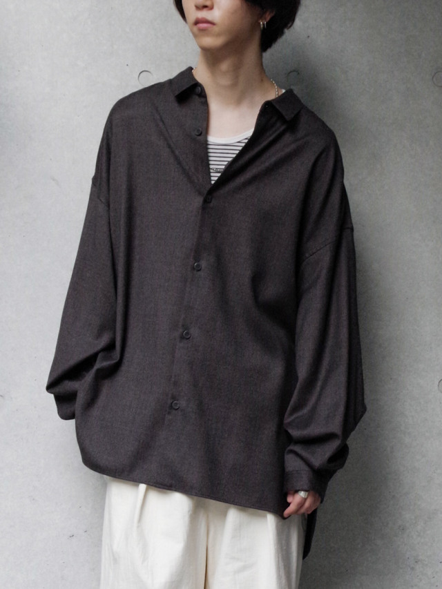 YOKO SAKAMOTO "SUIT SHIRT" - BROWN
