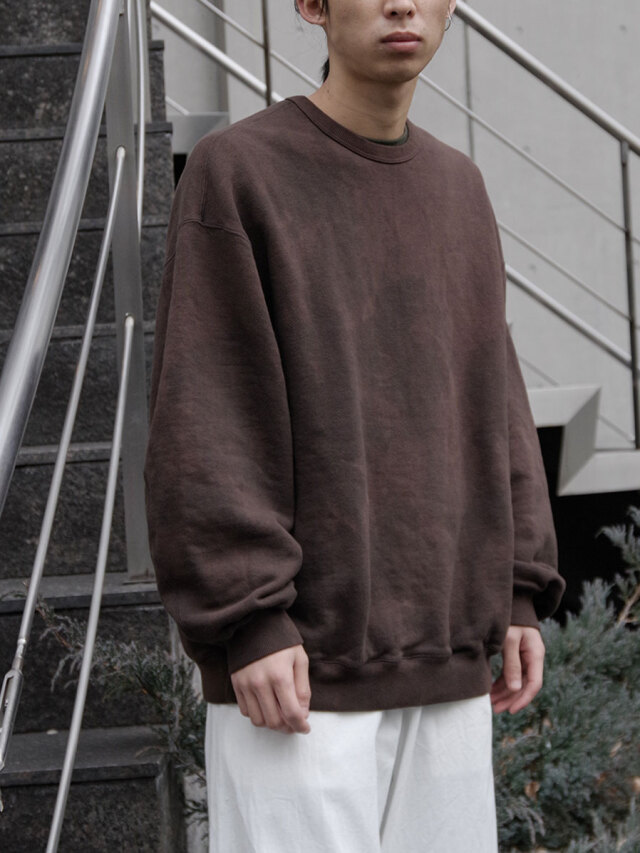YOKO SAKAMOTO "BIG SWEATER" - DARK BROWN