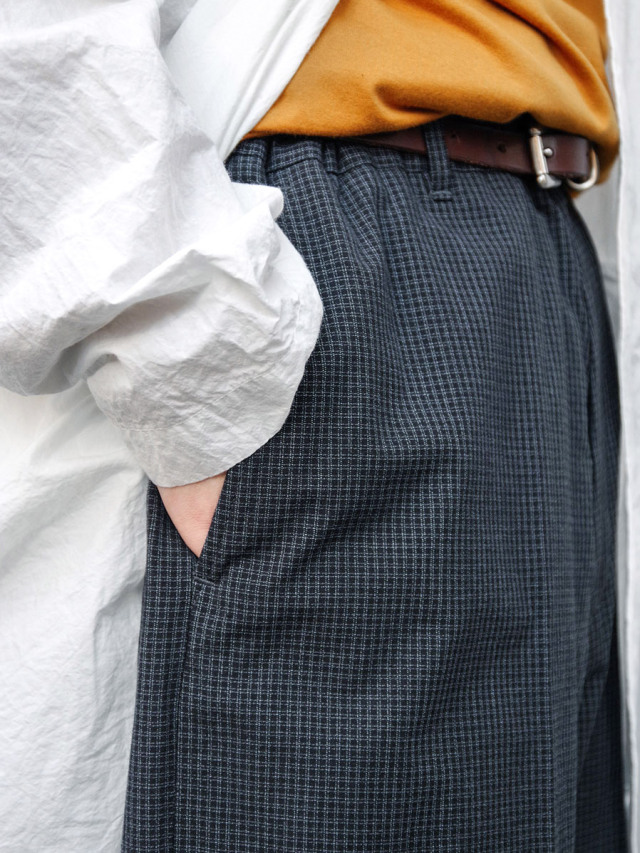 ヨーコサカモト　22SS スーツストレート パンツ 2022SS】 YOKO SAKAMOTO (ヨーコサカモト) 