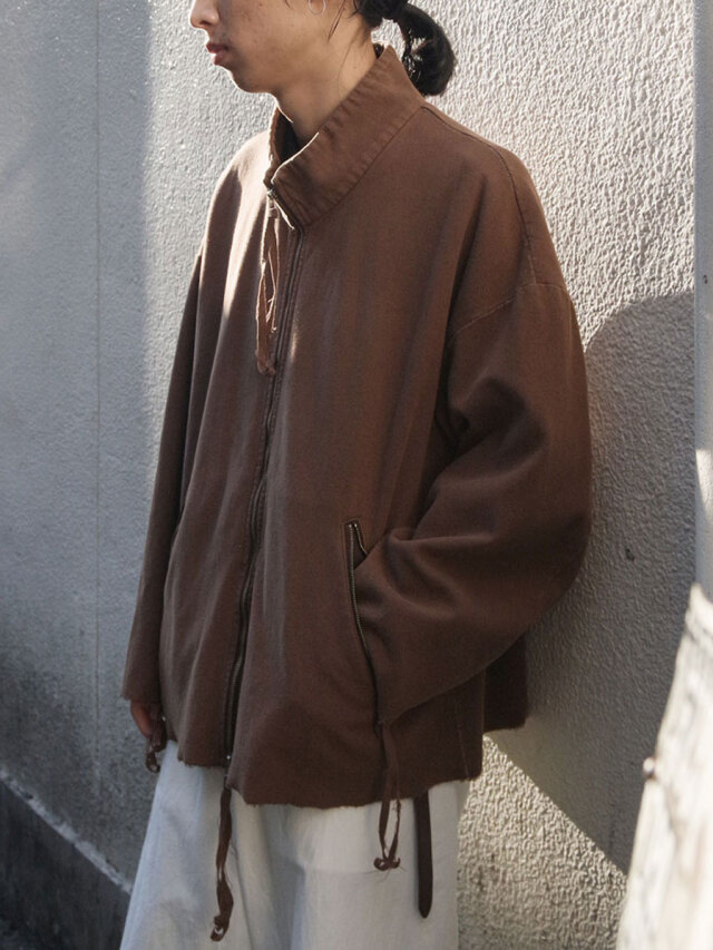 YOKO SAKAMOTO "MOUNTAIN ZIP BLOUSON" - KAKISHIBU