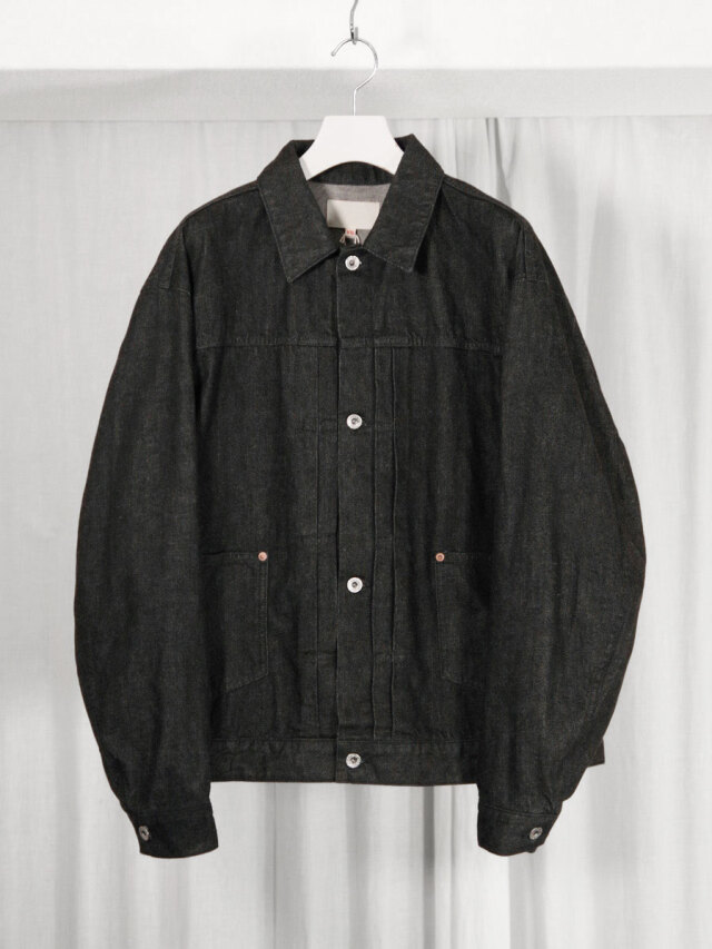 YOKO SAKAMOTO "DENIM JACKET" - BLACK