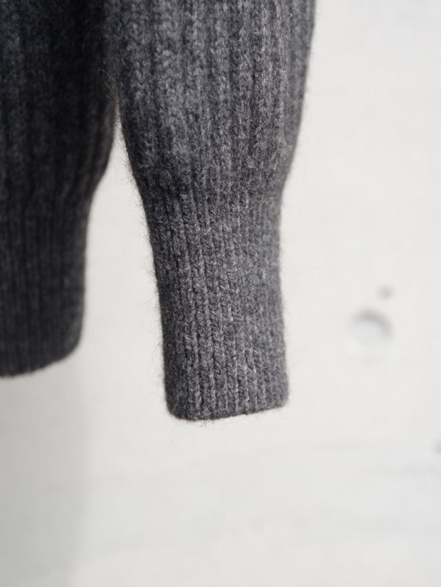 yoko sakamoto ヨーコサカモト 24ss ニットジャケット グレー 2023AW】 YOKO SAKAMOTO (ヨーコサカモト) 