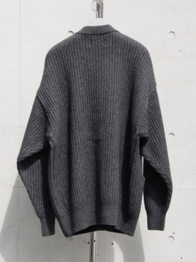 yoko sakamoto ヨーコサカモト 24ss ニットジャケット グレー 2023AW】 YOKO SAKAMOTO (ヨーコサカモト) 