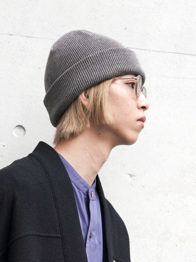 YOKOSAKAMOTO ヨーコサカモト ウール ニット キャップ AW24 YOKO SAKAMOTO ( ヨーコサカモト )/ WOOL KNIT BIG WATCH CAP