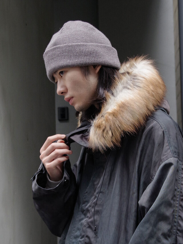 YOKOSAKAMOTO ヨーコサカモト ウール ニット キャップ AW24 2024AW】 YOKO SAKAMOTO (ヨーコサカモト) 