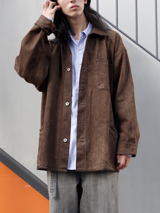 YOKO SAKAMOTO "DENIM COVERALL" - KAKISHIBU
