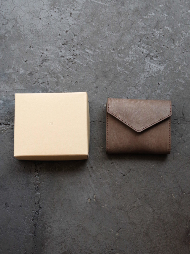 YOKO SAKAMOTO "REGULAR WALLET" - BROWN GRAIN LEATHER （Lo Stivale）