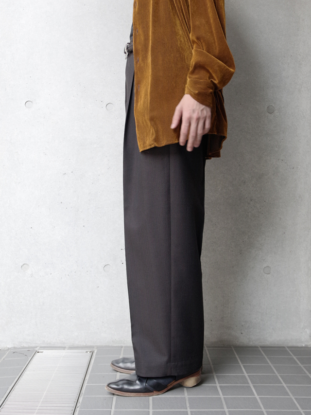 ヨーコサカモト　ウールスラックス 2024AW】 YOKO SAKAMOTO (ヨーコサカモト) 