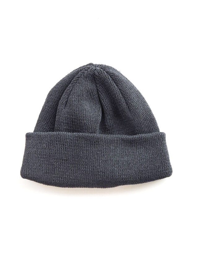 YOKO SAKAMOTO "KNIT BIG WATCH CAP" - BLACK（和紙混）