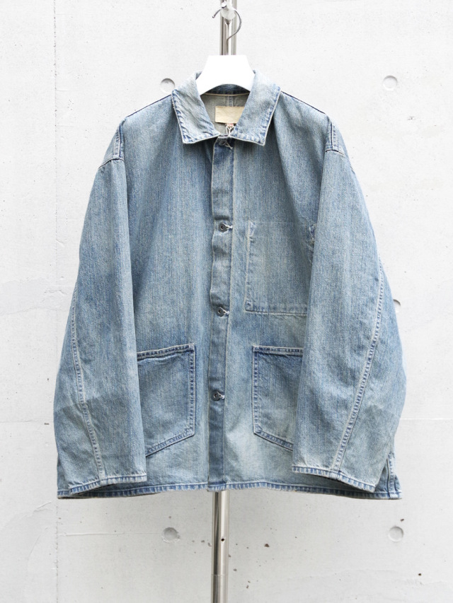 YOKO SAKAMOTO "DENIM COVERALL" - FADE INDIGO