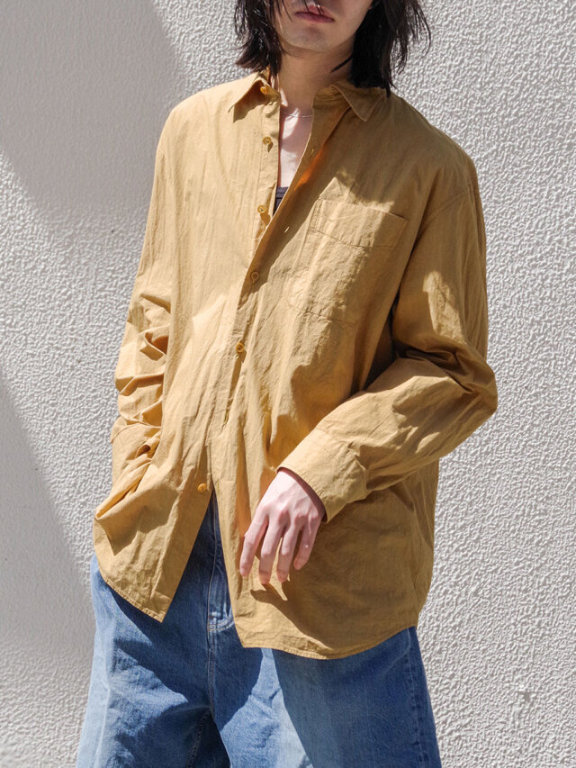 25SS YOKO SAKAMOTO レギュラー カラー シャツ M 2025SS】 YOKO SAKAMOTO (ヨーコサカモト) 