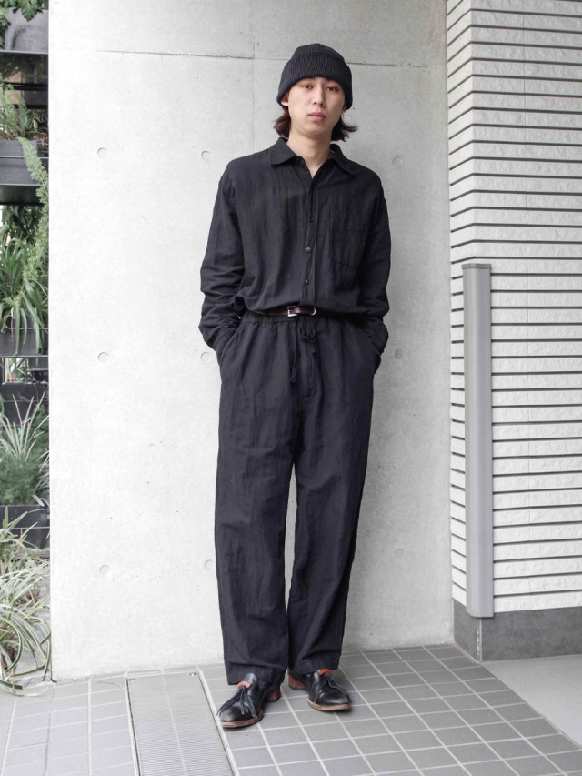 定番24SS Yoko Sakamoto オールインワンリネン 501P▲ 定番24SS Yoko Sakamoto オールインワンリネン 501P△（YOKO