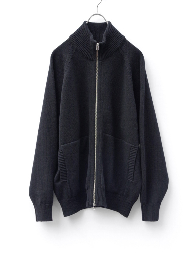 YOKO SAKAMOTO "DRIVERS KNIT" - BLACK
