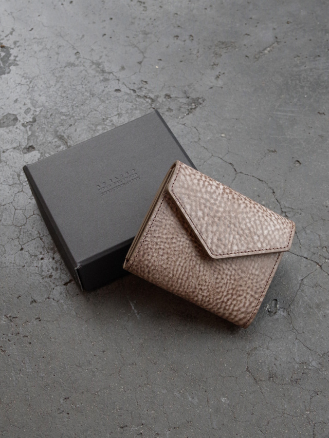 YOKO SAKAMOTO "REGULAR WALLET" - BROWN GRAIN LEATHER （Lo Stivale）
