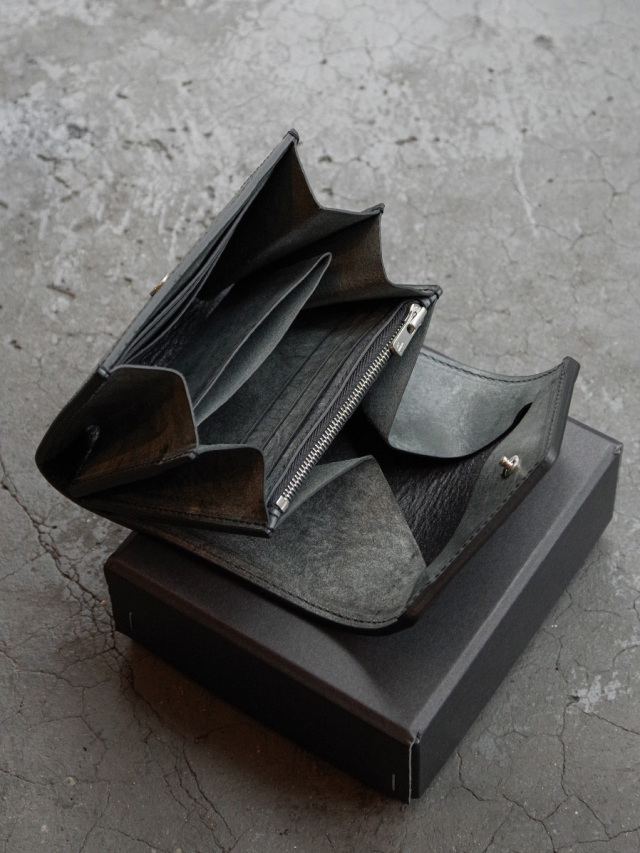 YOKO SAKAMOTO REGULAR WALLET レザーウォレット 黒 YOKO SAKAMOTO(ヨーコ・サカモト) / REGULAR WALLET / ブラック