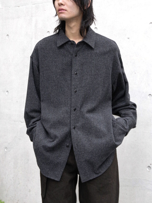 YOKO SAKAMOTO "SHIRT JACKET" - HOUNDSTOOTH