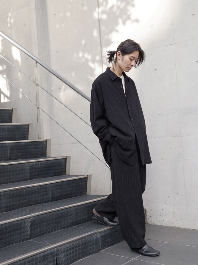 ヨーコサカモト　22SS スーツストレート パンツ 2025AW】 YOKO SAKAMOTO (ヨーコサカモト) 