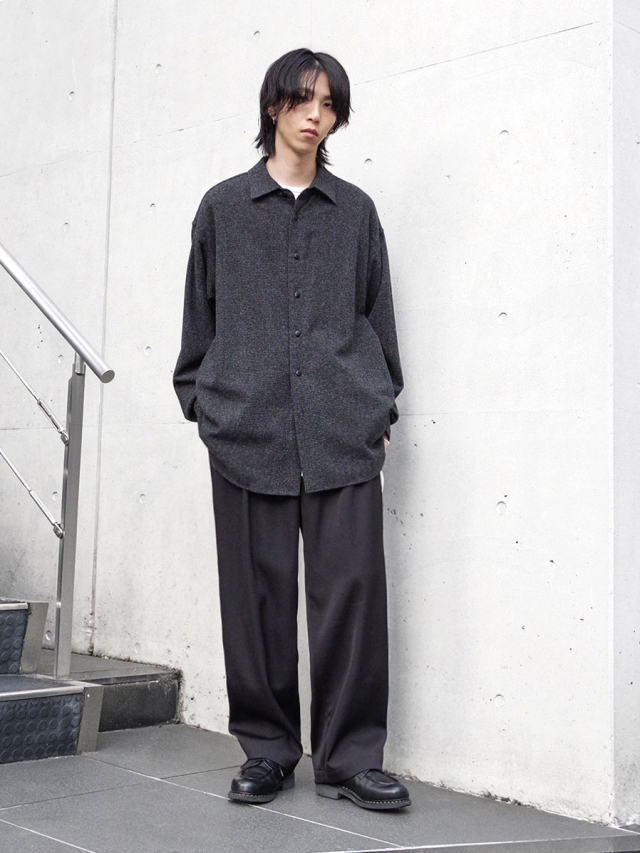 yoko sakamoto ロングシャツジャケット 2025AW】 YOKO SAKAMOTO (ヨーコサカモト) 