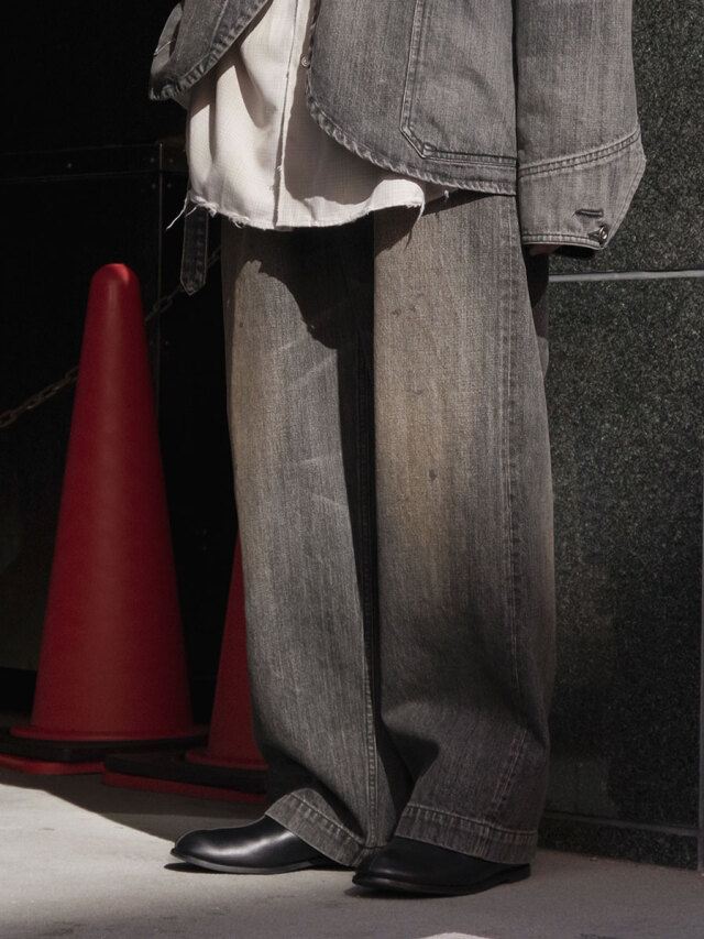 パンツ yoko sakamoto 25ss BELTED TROUSERS 2025SS】 YOKO SAKAMOTO (ヨーコサカモト) 