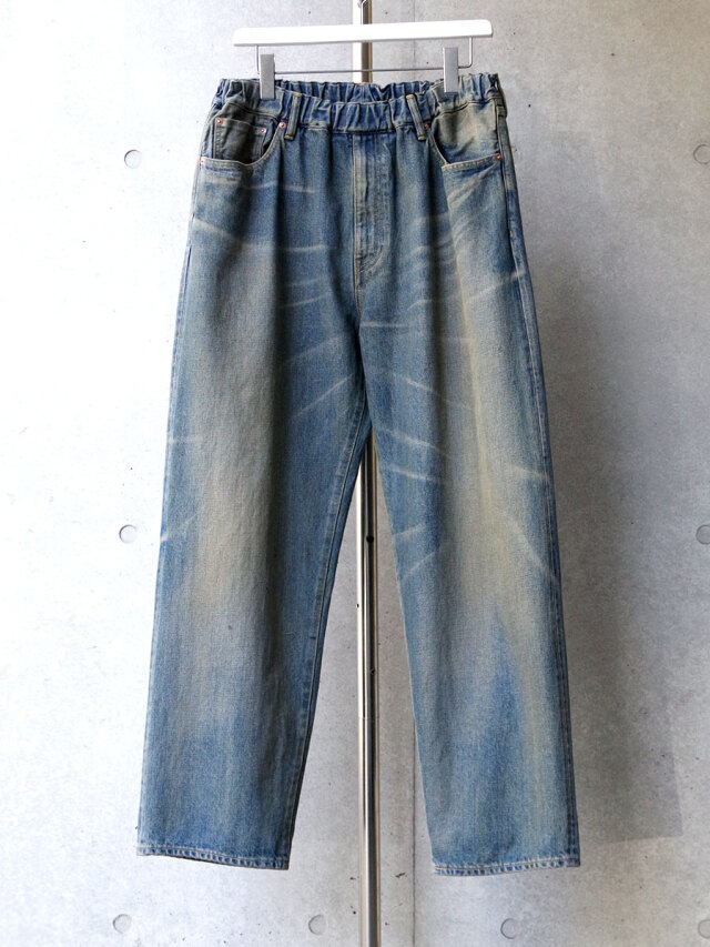 YOKO SAKAMOTO "5POCKET EASY PANTS" - VINTAGE INDIGO