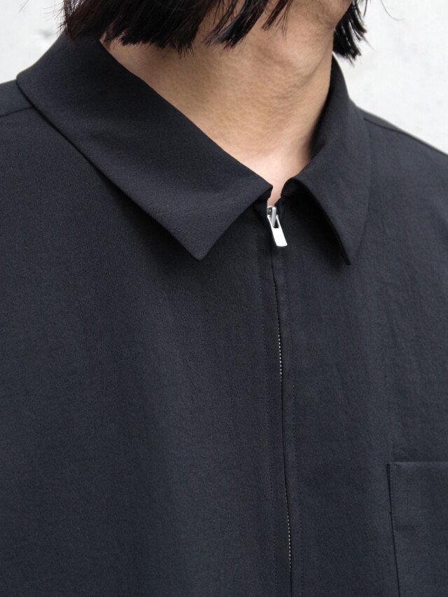 最終値下げyoko sakamoto 25SS zip shirt サイズS YOKO SAKAMOTO Zip ShirtYS-25SS-58-BLACK – VISION OF FASHION