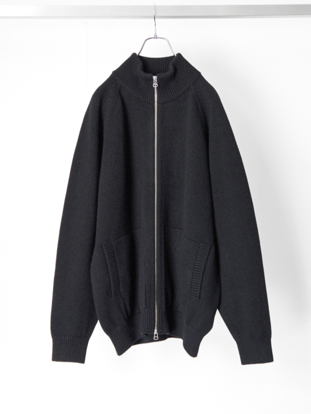 YOKO SAKAMOTO "DRIVERS KNIT" - BLACK