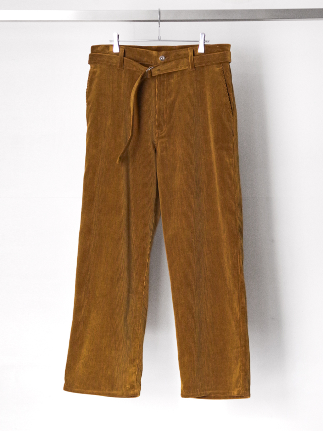 YOKO SAKAMOTO "BELTED TROUSERS" - AMBER