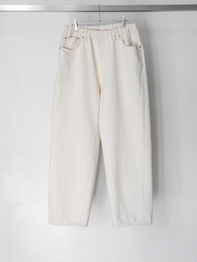 YOKO SAKAMOTO "5POCKET EASY PANTS" - ECRU