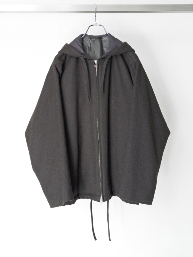 YOKO SAKAMOTO "HOODIE JACKET" - CHARCOAL GRAY