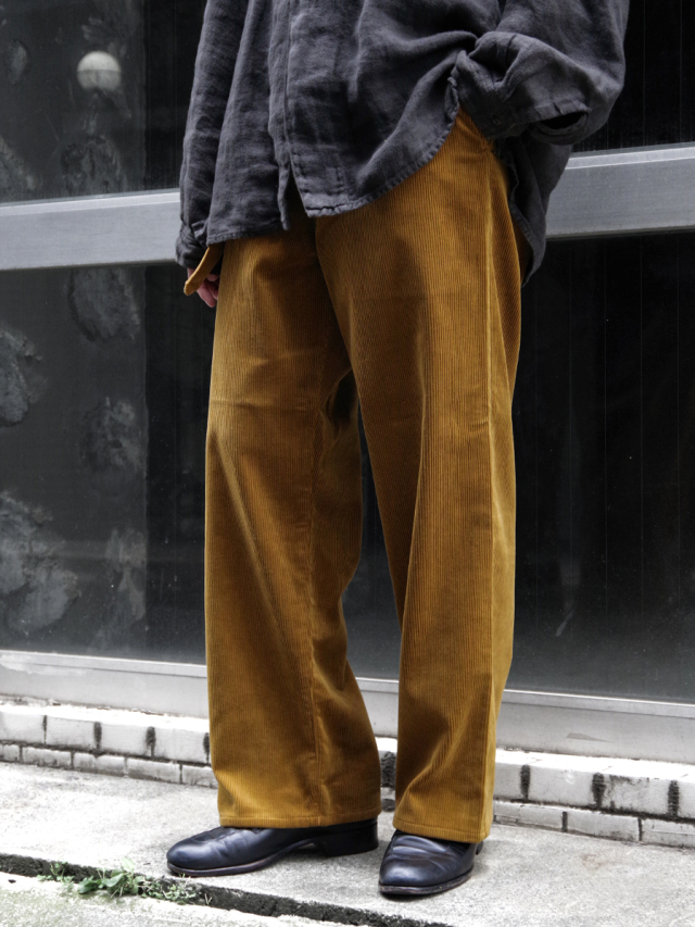 YOKO SAKAMOTO "BELTED TROUSERS" - AMBER