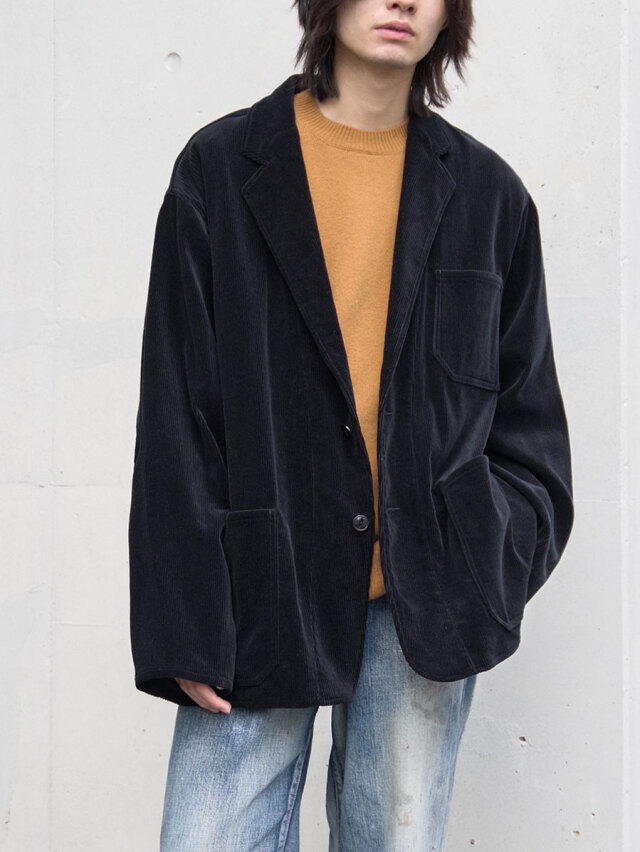 YOKO SAKAMOTO "WORK SUIT JACKET" - BLACK