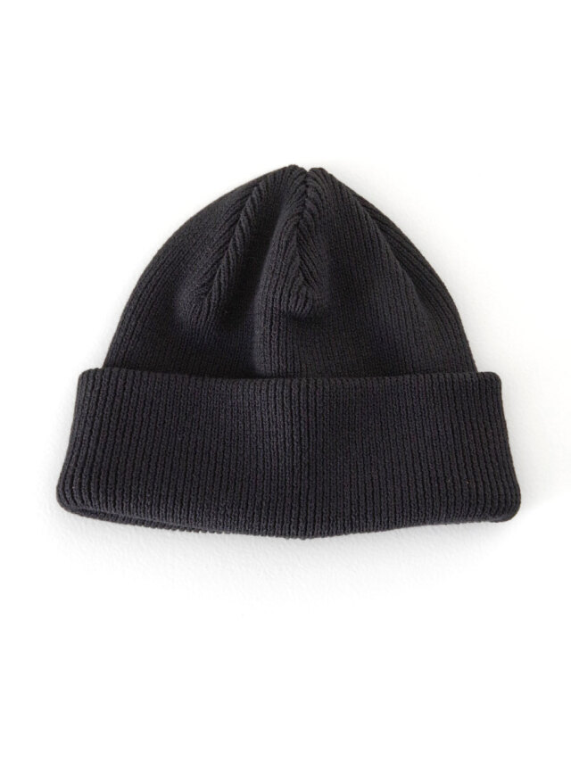 YOKO SAKAMOTO "KNIT BIG WATCH CAP" - BLACK