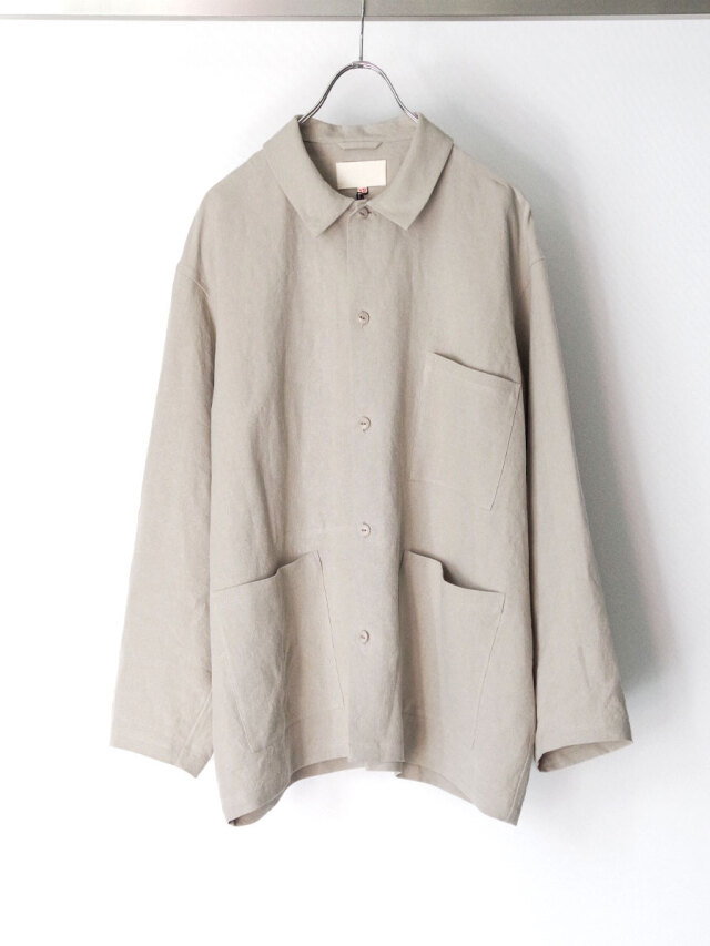 YOKO SAKAMOTO "WORK SHIRT" - BEIGE