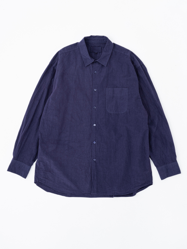 YOKOSAKAMOTO ヨーコサカモト シャツ ブルー 2022AW】 YOKO SAKAMOTO (ヨーコサカモト) 