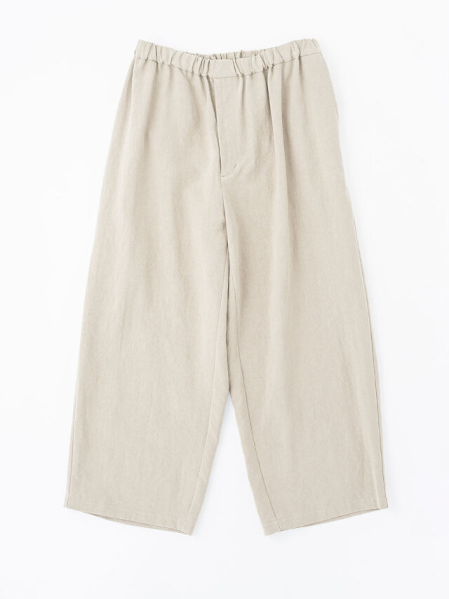 YOKO SAKAMOTO "BAGGY EASY PANTS" - BEIGE