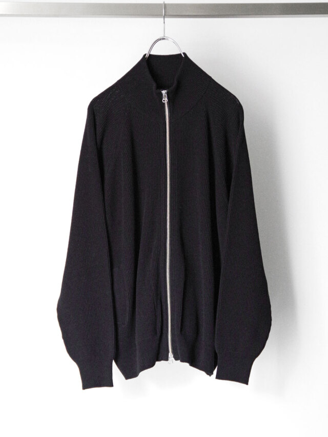 YOKO SAKAMOTO "DRIVERS KNIT" - BLACK
