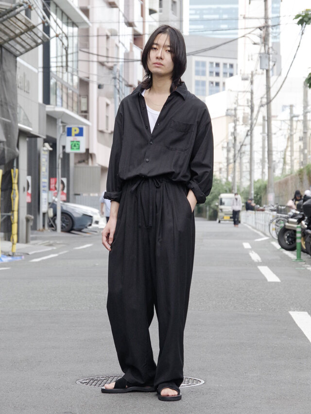 YOKO SAKAMOTO "JUMP SUIT" - BLACK