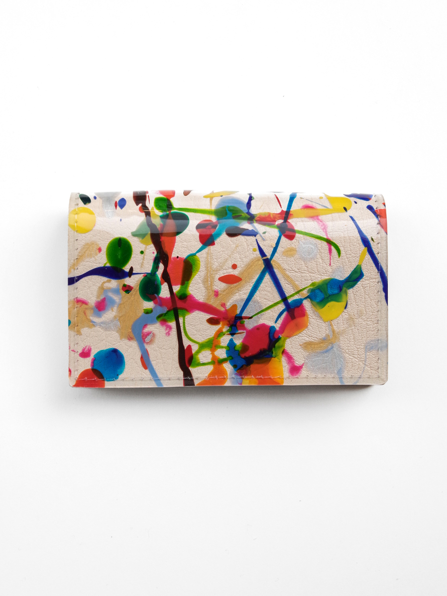macromauro "PAINT CARD CASE" - NUME/C