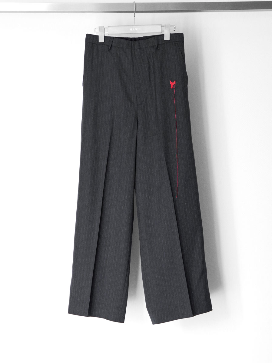 最終値下　24ss エムエーエスユー MASU ANGEL 44パンツ　ブラック エムエーエスユー MASU GA**XY PIQUE WORK TROUSERS （INDIGO） -FASCINATE