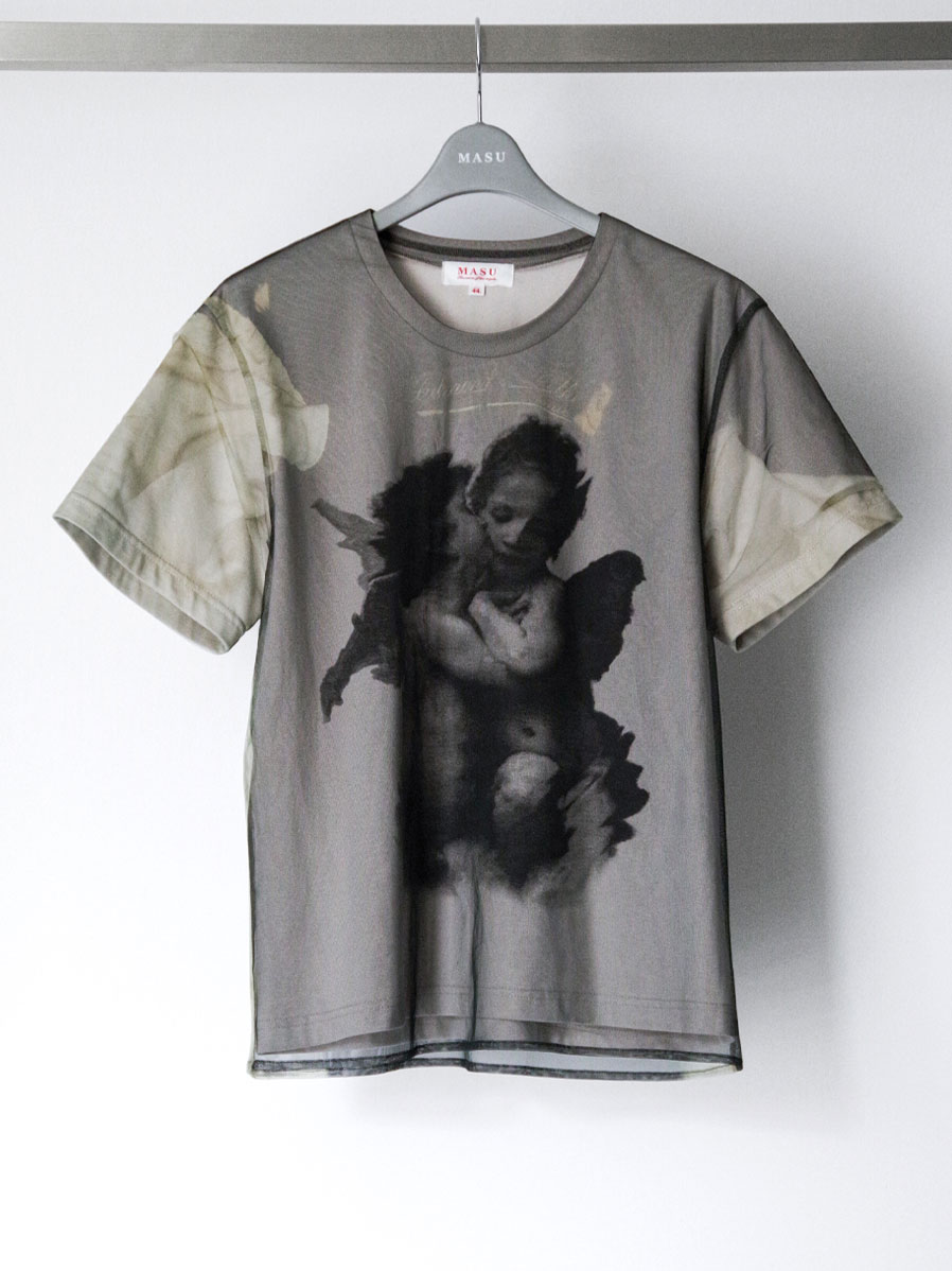 MASU "BLURRED ANGEL T-SHIRT" - WHITE