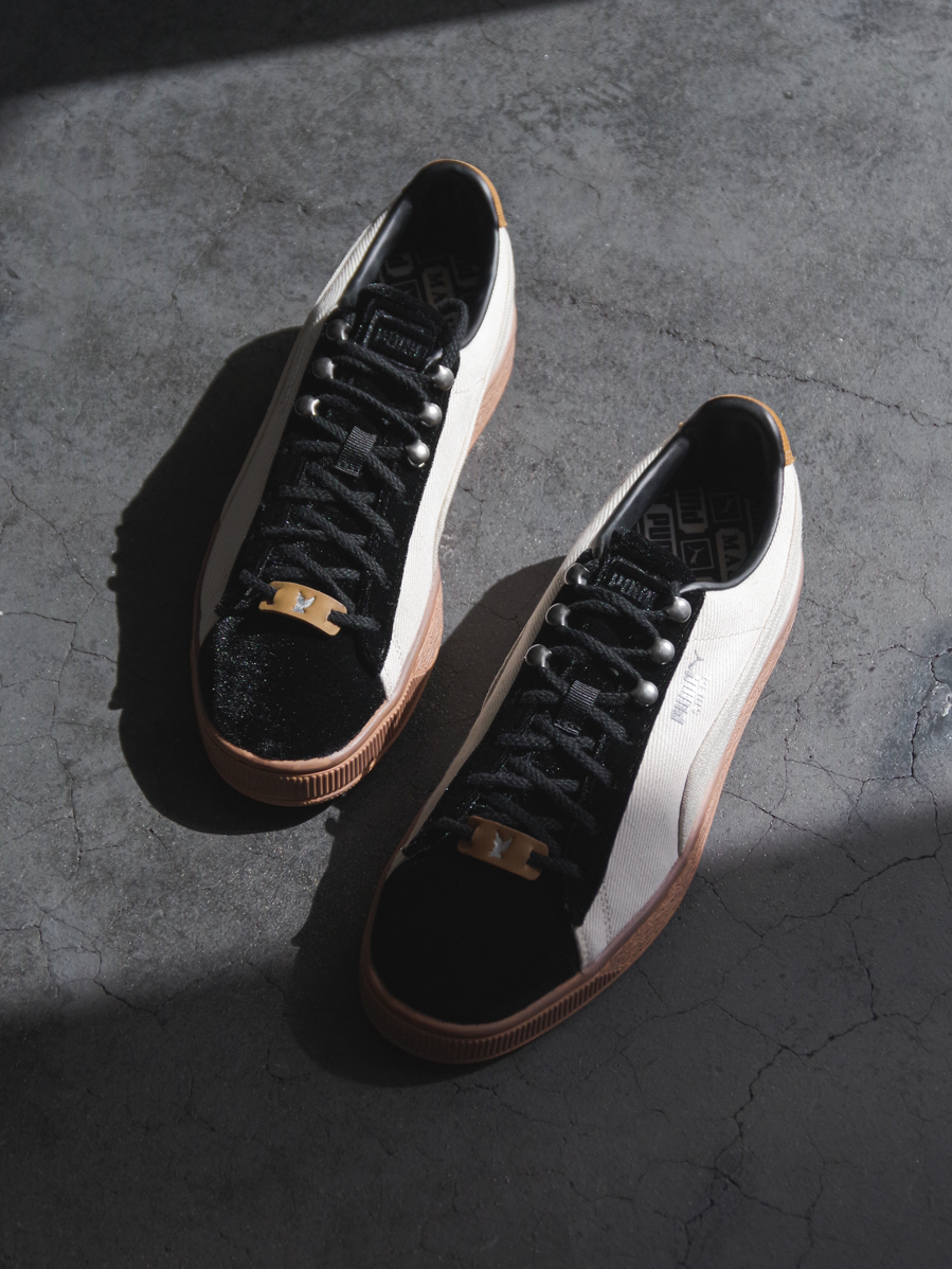 MASU(PUMA) "PUMA x MASU CURIO SUEDE" - IVORY×BLACK
