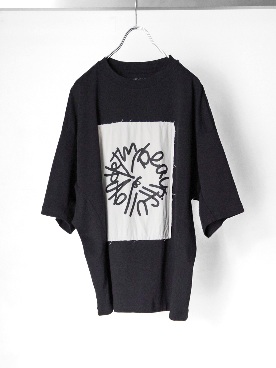 my beautiful landlet "MBL PRINT TEE" - BLACK
