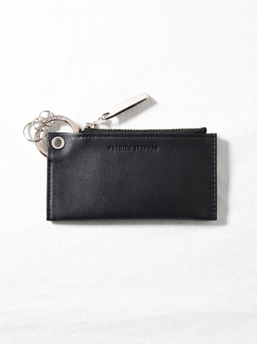PATRICK STEPHAN "Leather key case & holder" #203AAO04 - S.BLACK
