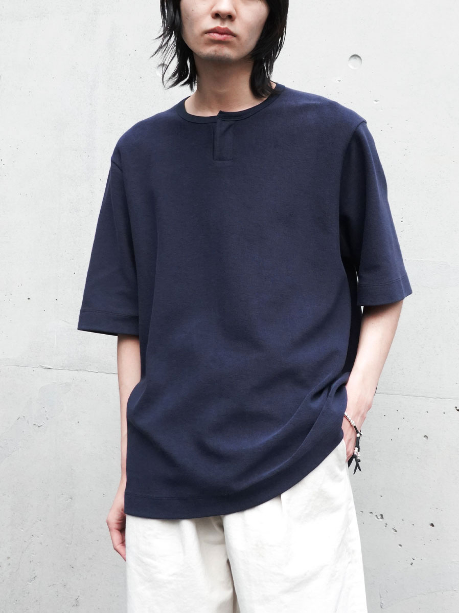 RAKINES "Organic cotton minipile - Wim" - DUCK BLUE