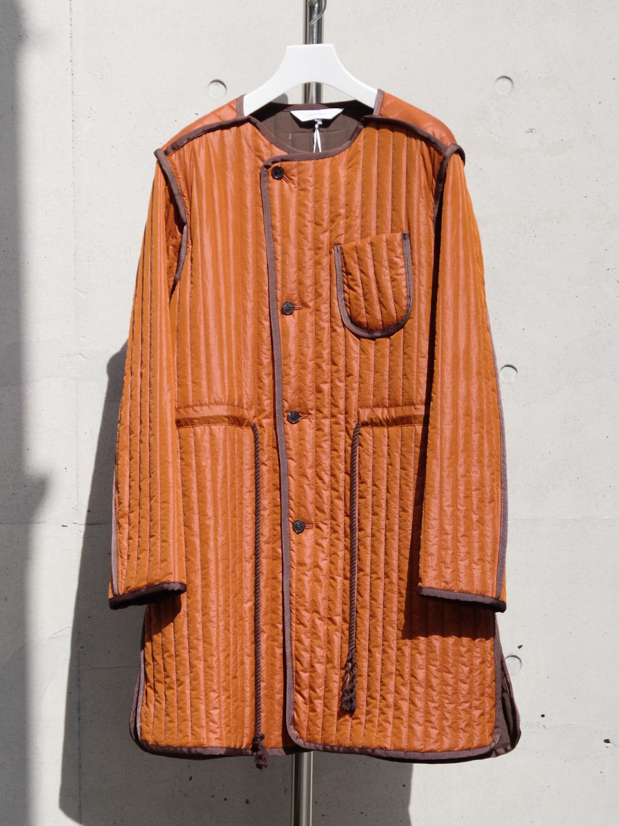 Sasquatchfabrix. "QUILT LINER COAT" - ORANGE