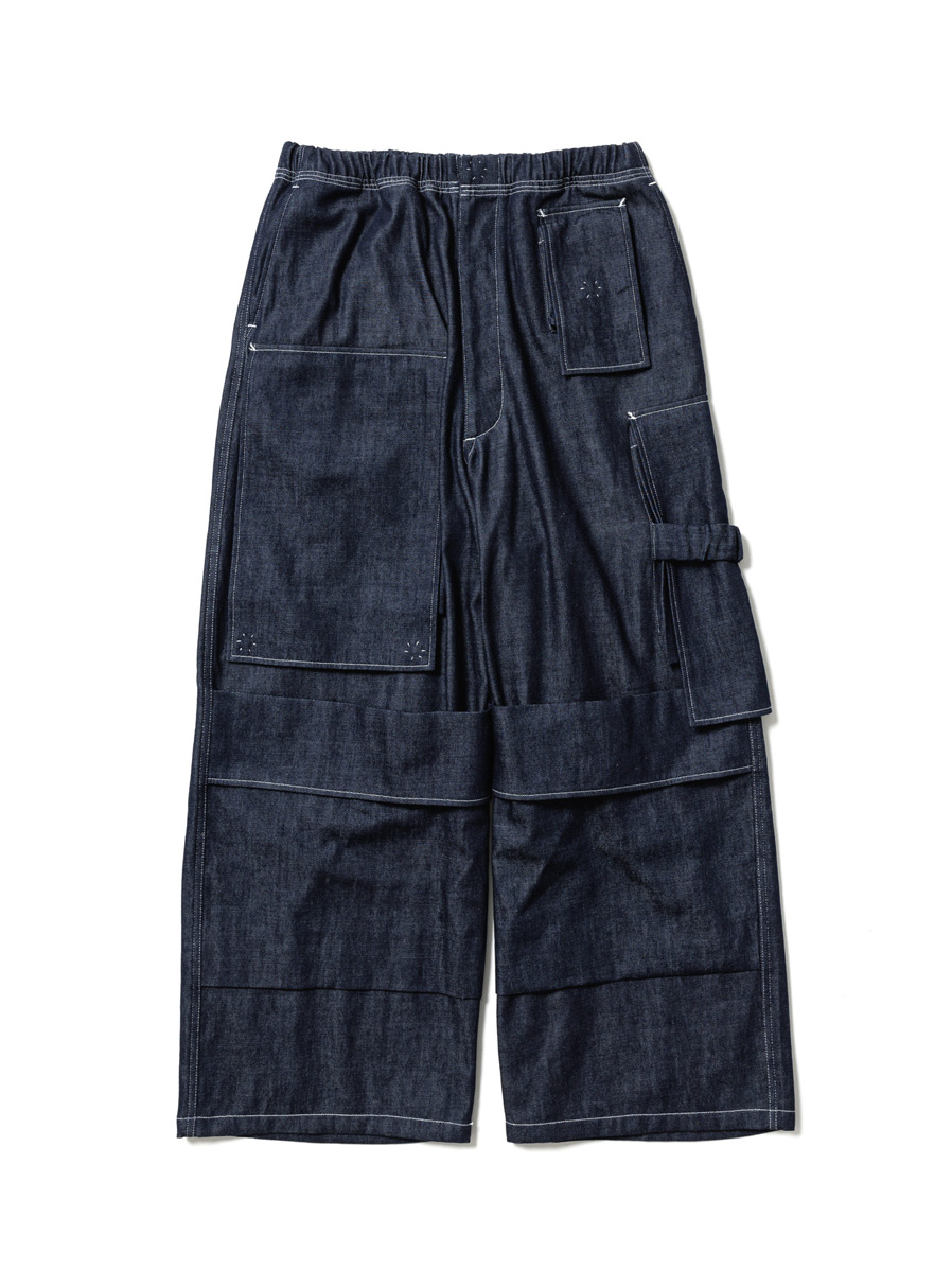 Sasquatchfabrix. "UTILITY FULL FLAP DENIM PANTS"