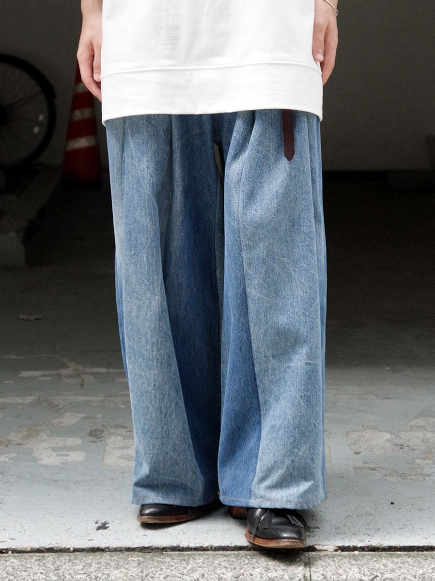 SHINYAKOZUKA "RE-BAGGY - INDIGO"A"" size.S